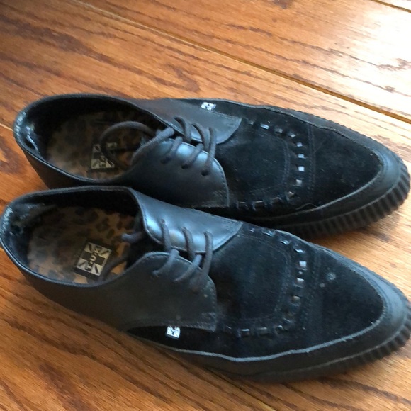 tuk Other - Suede creeper sneakers.